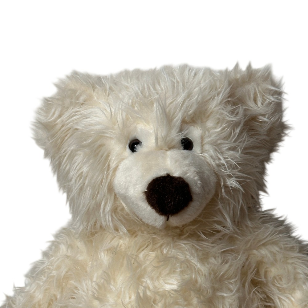 Build-A-Bear 25th Celebration Collection 1997 Polar Bear White Shaggy Plush 2022 - Picture 2 of 8